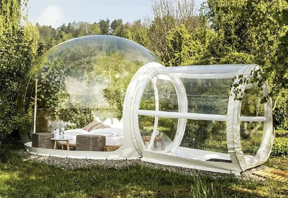 inflatable crystal bubble tent